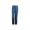 Trefoil Colorblock Print Joggers With Drawstring Elastic Waist Men Bottoms Blue HN4513