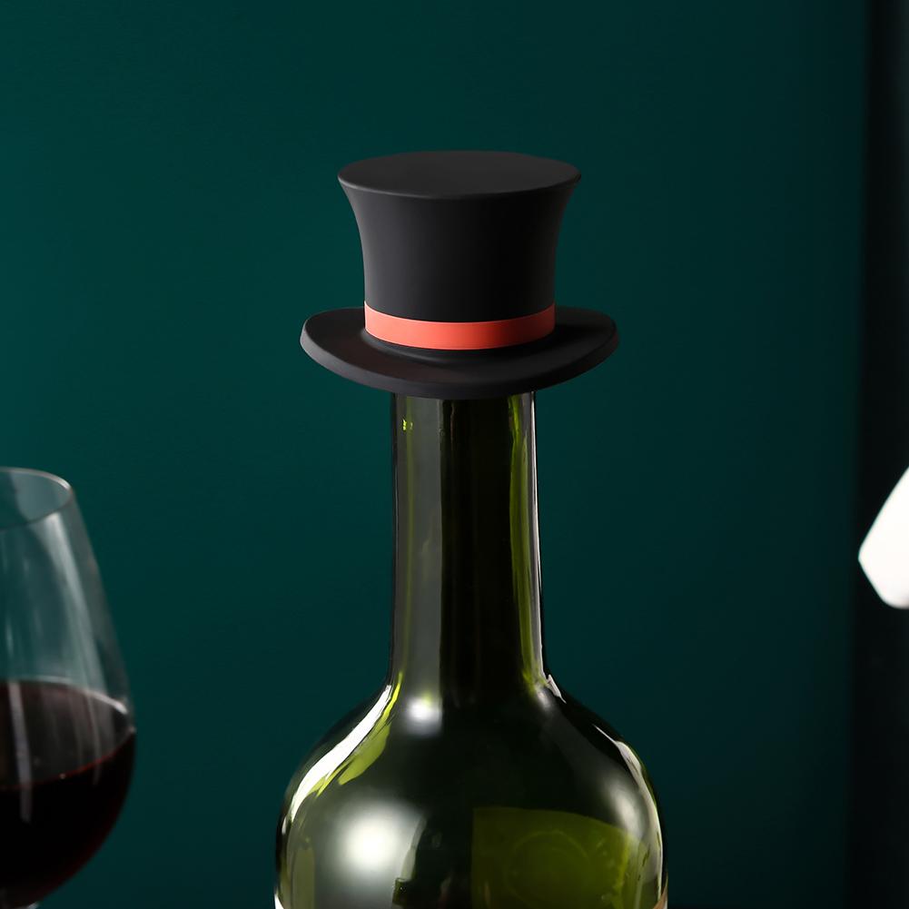 Magic Hat Silicone Topper Red Wine Stoppers Beer Lid Champagne Sealer Plug