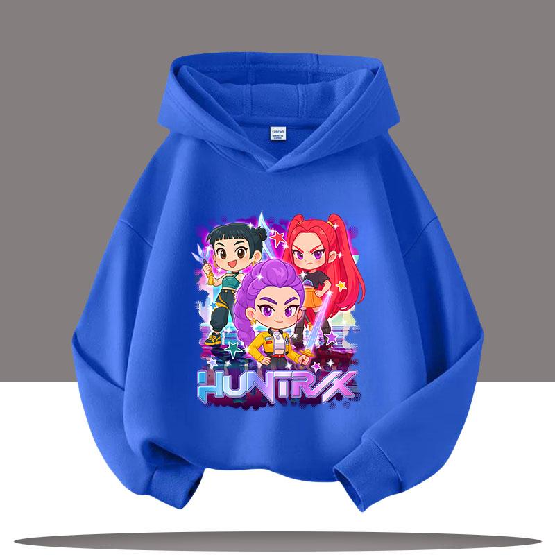 Autumn 3D KPop Demon Hunters Printed Hoodies Fashionable Casual Sports Long Sleeved Children's Boy and Girl Kids Unisex Hooded Sweatshirts