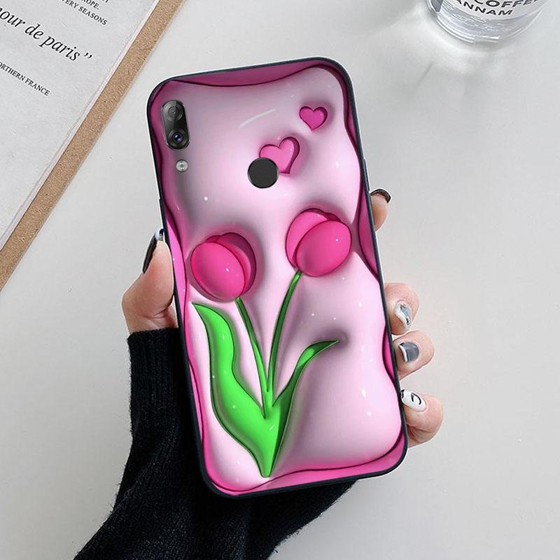 For Lenovo K5 Pro Case Flower Painted Silicone Cases For Lenovo S5 K520 / K5 Play / K5Pro L38041 Phone TPU Cover Fundas K5Play