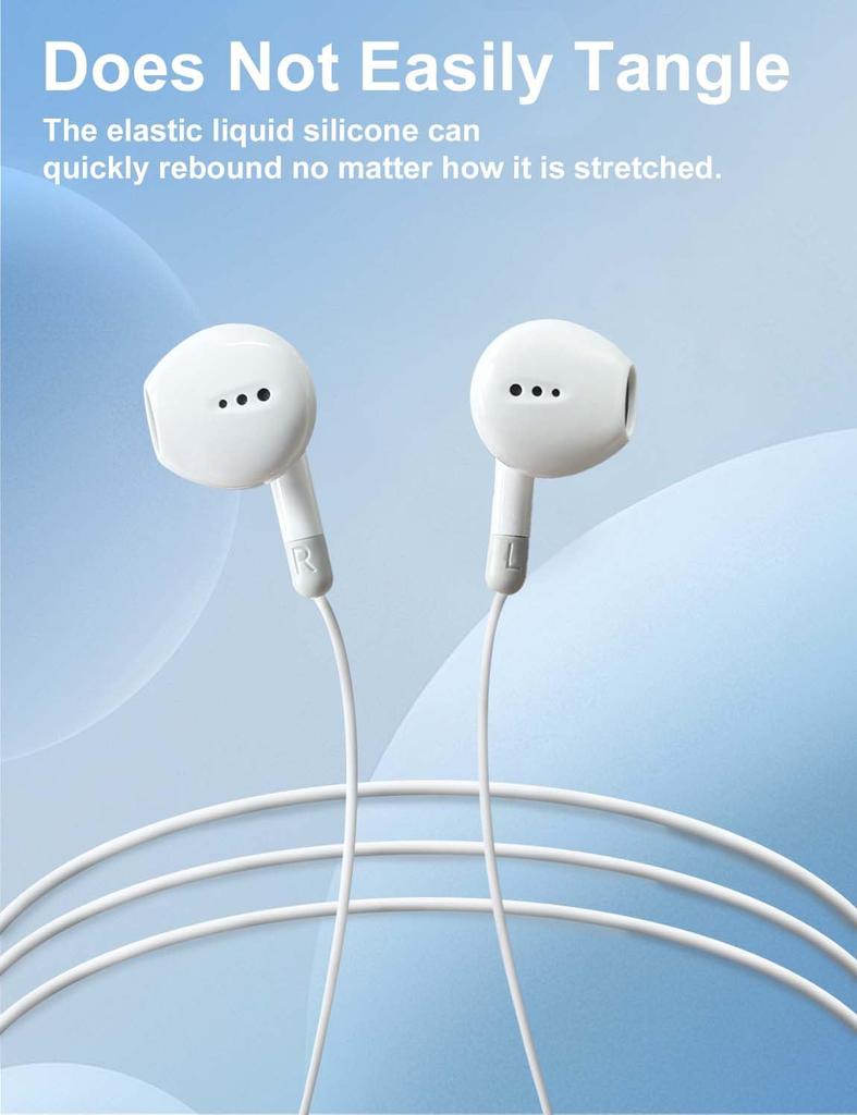 Проводные наушники MAS CARNEY Type C TH8, совместимые с iPhone iPad Samsung Galaxy Google, черный USB-C микрофон, 15/16, Pro, S25/S24,