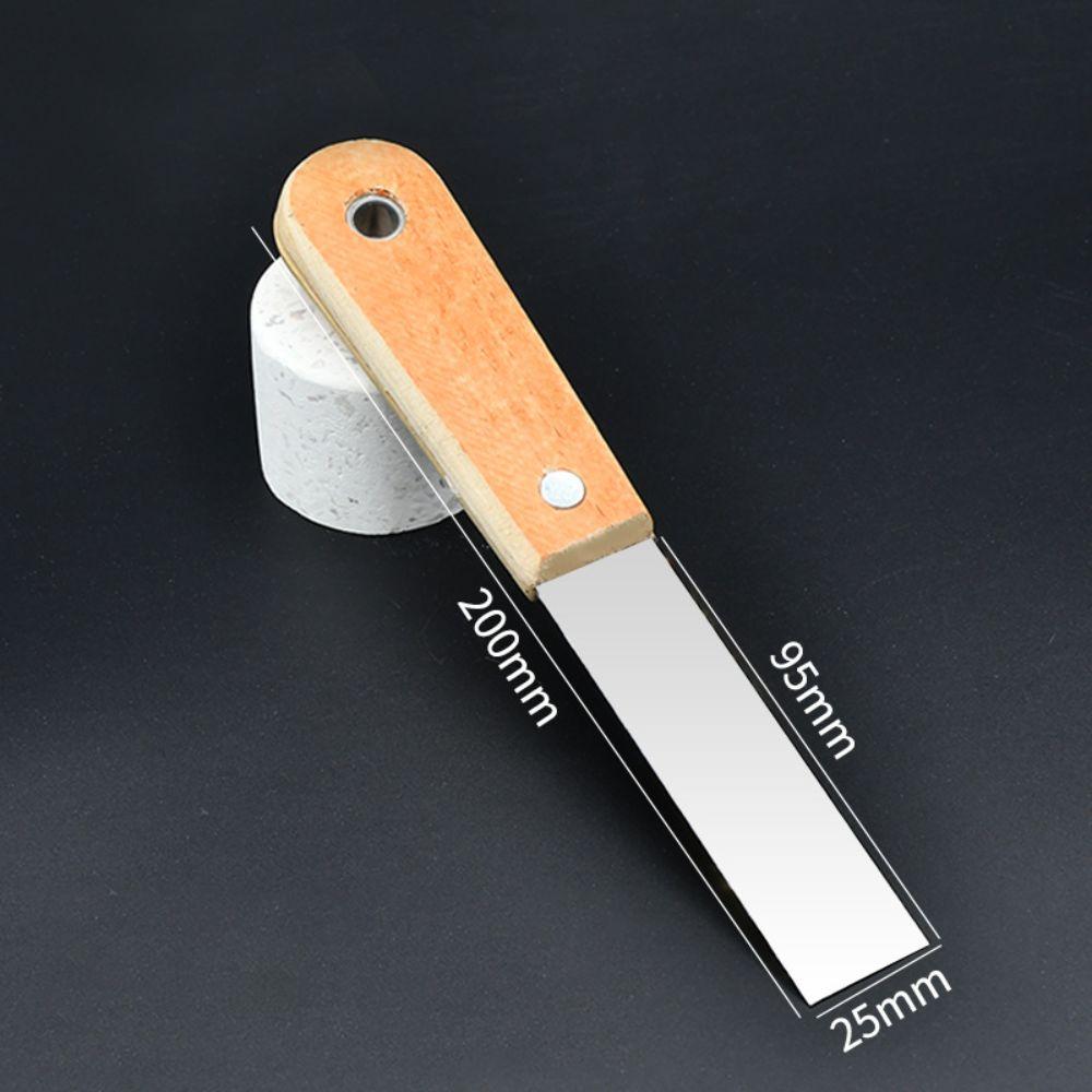 Non-slip Handle Cleaning Scraper Stainless Steel Cleaning Trowel Easy Use Paint Tools Industrial
