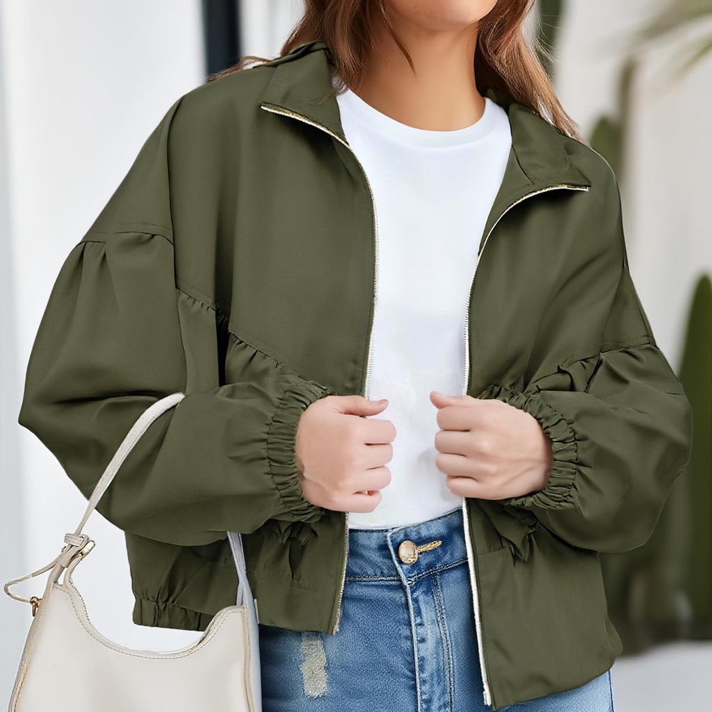 Hoodies For Women Long Sleeve Zip Up Sweater Jackets Loose Casual Hooded Jackets With Pockets