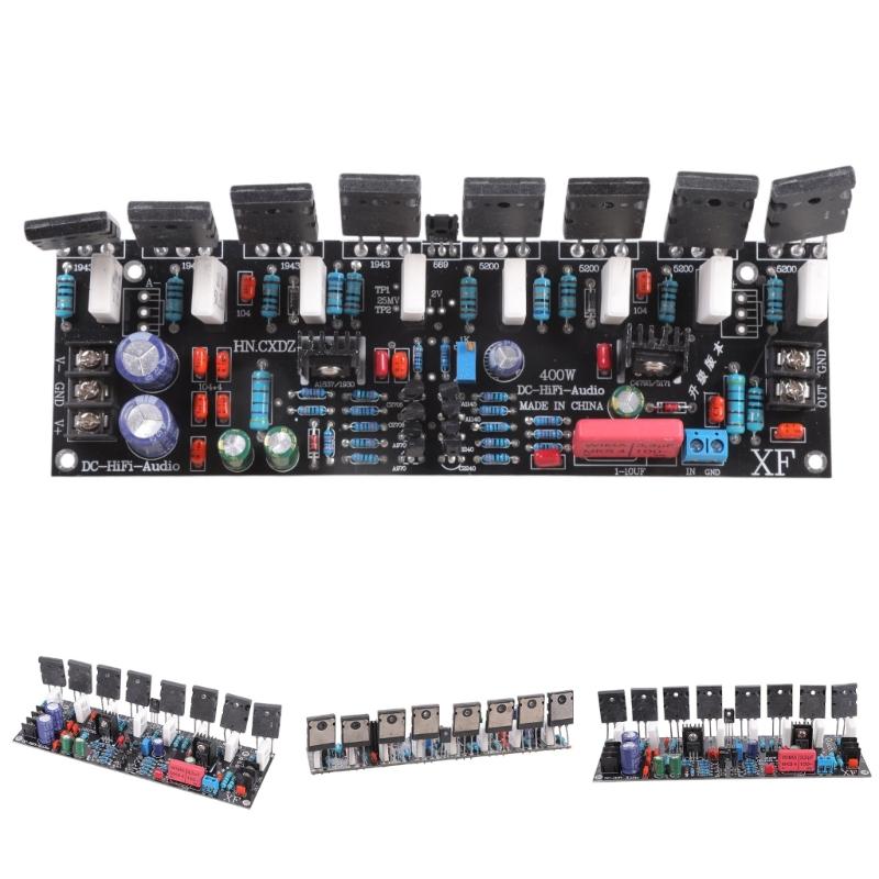 Мощный моно усилитель звука 400 Вт на транзисторах A1943 C5200. Простая установка для профессиональных звуковых систем