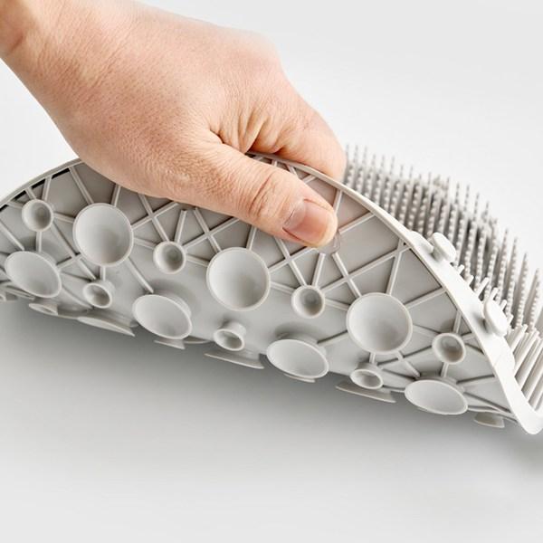 Boss Daddy Мойте ступни и верхнюю часть стоп одновременно, удаляйте омертвевшие клетки кожи и удаляйте запах ног, щетка для ног 4D BLACK, 1 шт.