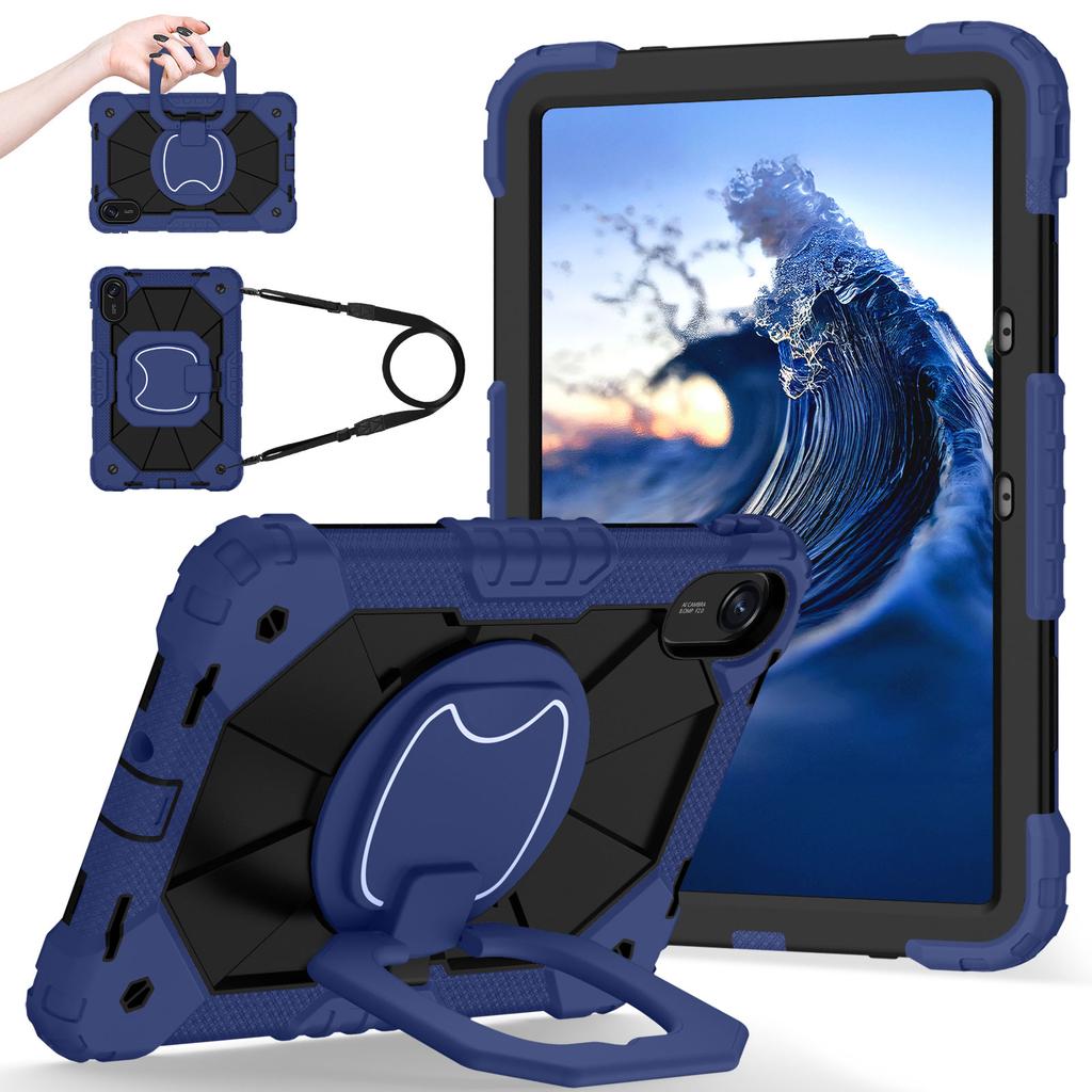 Hybrid Stand Case for Xiaomi Redmi Pad 2 2025 11.0 Inch 25040RP0AG 25040RP0AI 360 Rotating Handle Grip Cover with Shoulder Strap