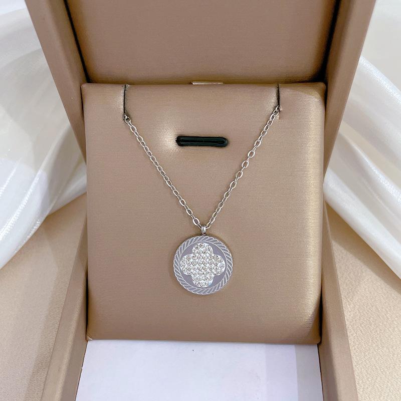 Real Gold Cold Necklace In The E-Commerce Good Goods Furnace, Women'S Collarbone Chain With Jewelry