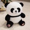 Cute Princess Style Skirt Red Panda Doll Plush Toy Black And White Panda Doll Girl Soothing Rag Doll