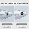 TOTY8 Car Door Lock Keyhole Anti-blocking Protection Stickers For Citroen C4 C5 C3 C2 C1 C4L C6 Picasso Saxo Car Stickers