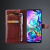 Чехол-держатель для карточек для LG V50s ThinQ из искусственной кожи, откидной чехол-книжка в стиле ретро, деловой чехол-кошелек, чехол Fundas Coque