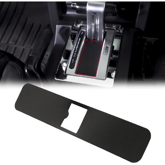 JDMON Compatible with AUTO Shifter Trim Blind Cover Shifter Protective Cover Ford Mustang 2006 2007 2008 2009 Automatic Shifter Trim Panel Shutter
