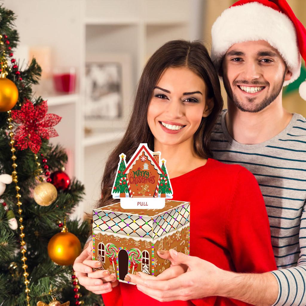 Christmas Theme Candy Gingerbread Man Money Box For Holiday Party Decor And Gift