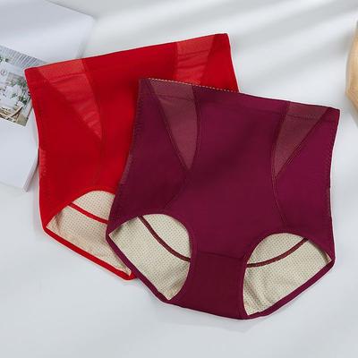 Женское нижнее белье с завышенной талией, дышащее, с контролем живота, для формирования тела, тренажер для талии, контроль живота и подтяжка ягодиц, моделирующие трусы для похудения