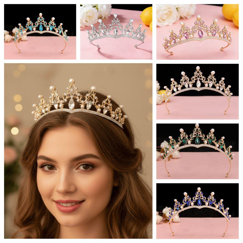 Retro Wedding Hair Accessories Baroque Vintage Bridal Tiara Queen Crown  Wedding Ceremony
