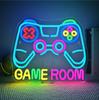 Неоновые игровые вывески для игровой комнаты, настенный декор, 'Gameing On' светодиодная подсветка для мужской комнаты, бара, клуба, подарки для игровых игроков, любителей геймеров