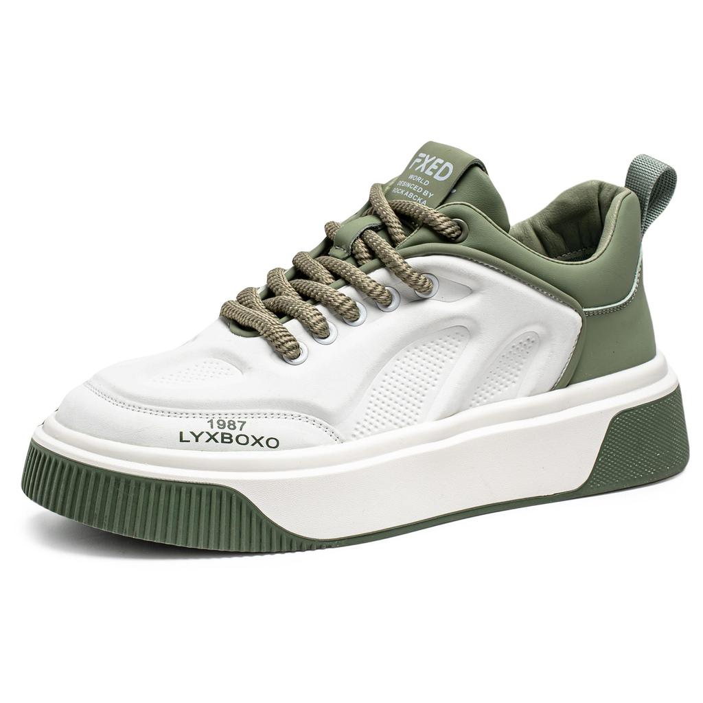 Корейская версия трендовой обуви для скейтбординга, мужская обувь, весенне-осенняя повседневная обувь на платформе, обувь с низким верхом для скейтбординга, белая обувь, студенческая спортивная обувь для мужчин