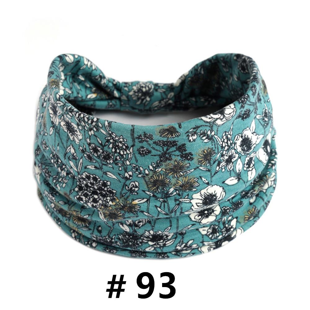 Повязки на голову в стиле бохо для женщин, хлопковые, большие, широкие, эластичные, нескользящие, для тренировок, повязки для йоги, бега, тюрбаны, банданы, аксессуары для волос