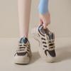 Модные высококачественные женские кроссовки на толстой подошве 2024 года Новые женские повседневные кроссовки на толстой подошве Модные спортивные сетчатые туфли на шнуровке