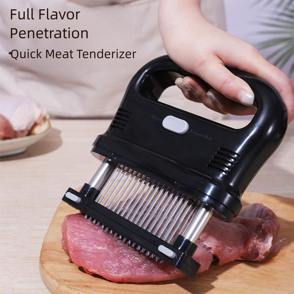 Black 48 Needle Beef Tender Needle Steak Needle Kitchen Tools Barbecue Removable Easy Cleaning
