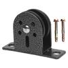 Small Fixed Pulley Block Steel Silent 661.4lbs Load Capacity Wall Ceiling Mount Pulley Wheel for Lifting System Rope Handling