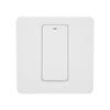 Wall Push Button Smart Light Switch Zero Fire 1 Gang 600W ABS for TUYA AC 100‑240VWifi
