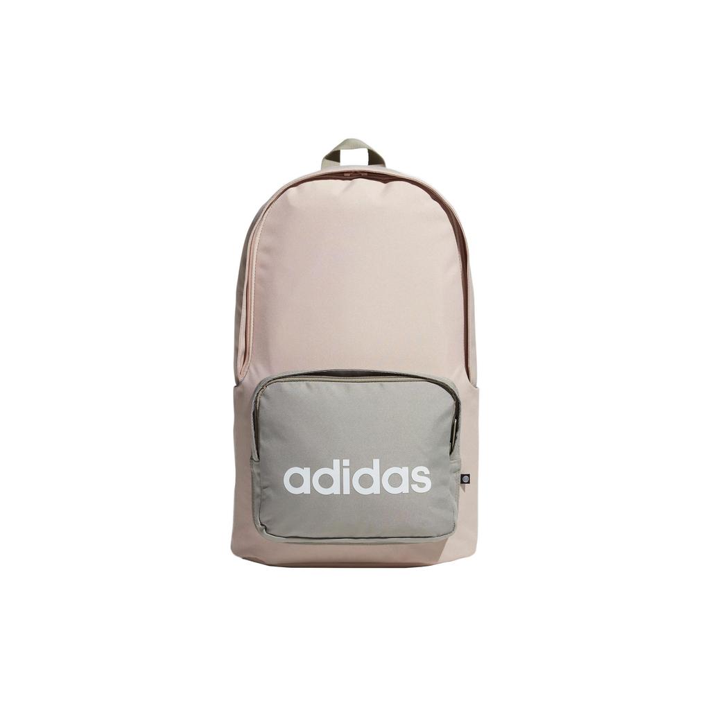 Adidas Neo Basketball Style Simple Logo Polyester Backpack Unisex Backpack Miracle-Gray Brown IL1916