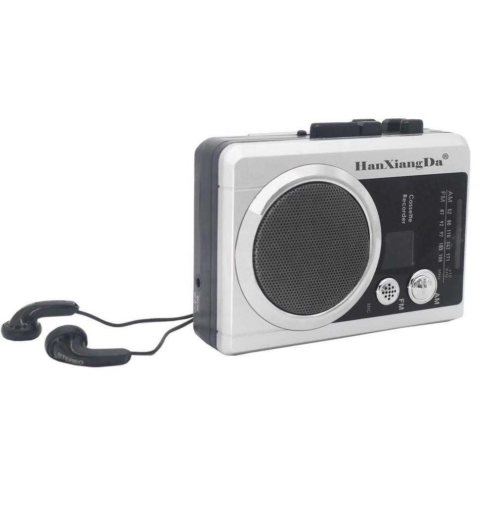 Retro Fortune Cassette Recorder Player with Am Fm Radio Record Auto Reverse Belt Clip Walkman Player