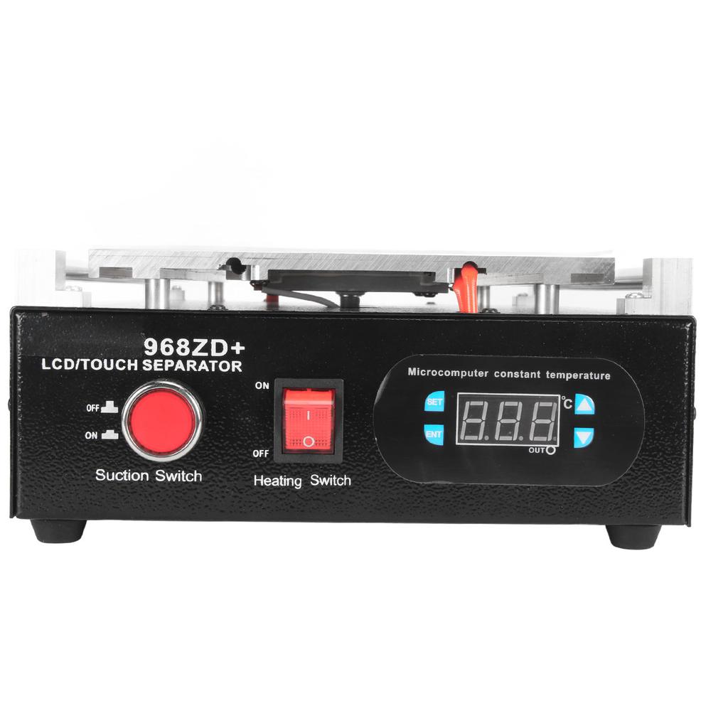 968ZD Screen Separator Machine 14in 800W Heating Plate Aluminium Alloy Built In Vacuum Pump LED