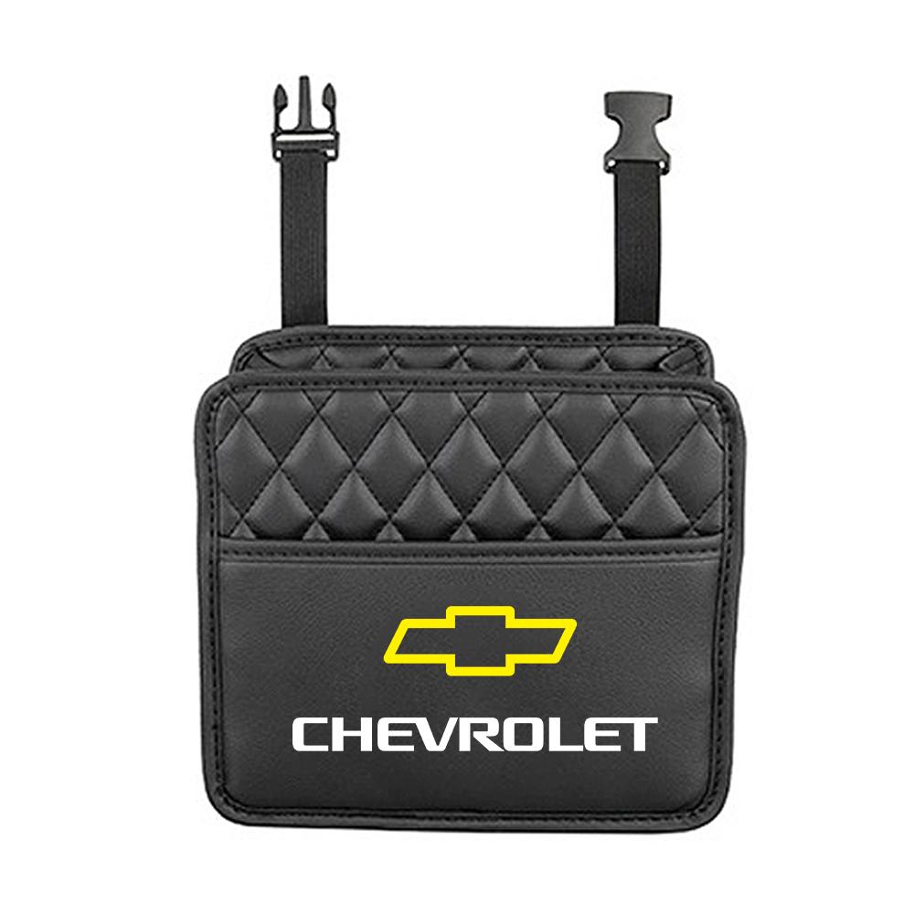 Car Backseat Luxury Leather Storage Bags Hanging Organizer Box For Chevrolet Cruze Malibu Sail Spark Captiva Equinox Trax Lova LD5