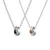 Silver Pair Necklace Set 4℃ (SV) (Women's/Men's 11020002)