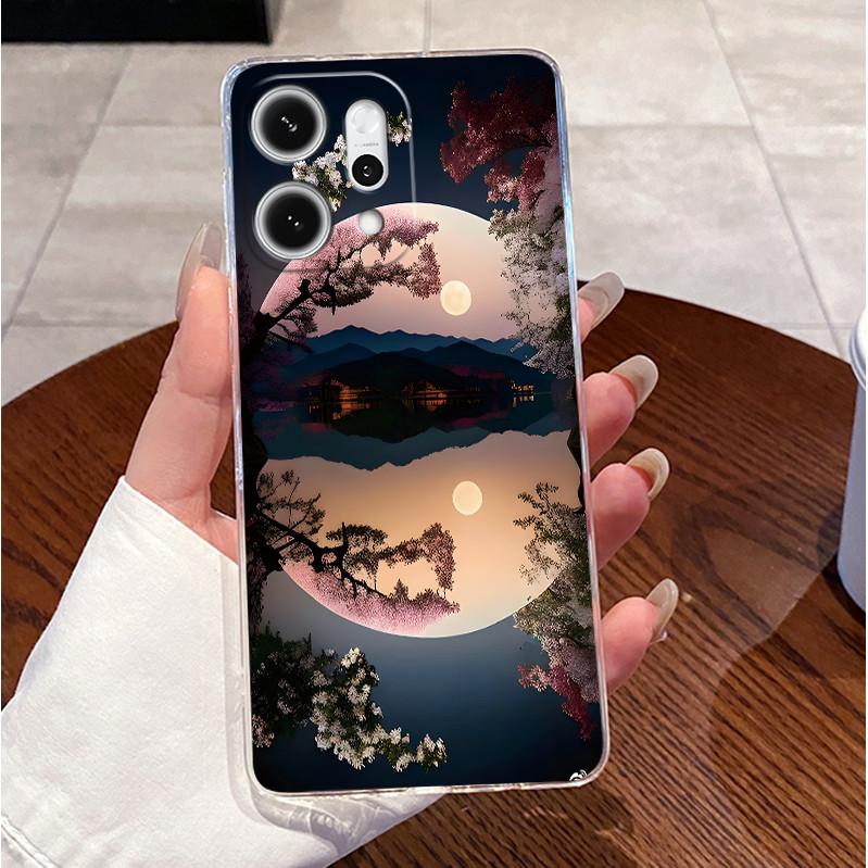 Чехол для OPPO Reno14 Reno 14 Pro 5G Роскошный Милый Сердце Кролик Забавный Чехол OPPO Reno 14 14Pro Reno14Pro 5G Прозрачный Мягкий Чехол для Телефона