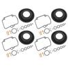 Motorcycle Carburetor Repair Kit Suzuki GSF1200S Bandit 1997-2000 4 Set Cab Rebuild Kit with Plunger Diaphragm Replacement