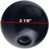 DEWHEL Black/White Inlay Heavy Weighted Japanese Number Manual Shift Knob 12x1.25 10x1.5 10x1.25 8x1.25 6 Speed Shifter Knob Aluminum