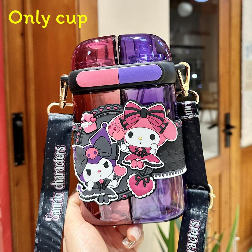 Многоразовая бутылка для воды Sanrio Melody из Tritan с герметичной крышкой для детей и взрослых