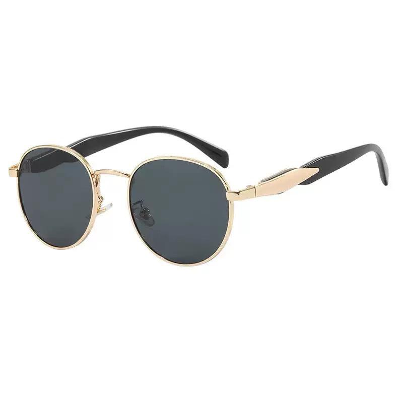 Retro Oval Frame Sunglasses - High-end Fashion for Men & Women, European & American Style Trend.