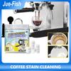 JUE-FISH Шипучие таблетки для очистки пятен от кофе для чистки чайных чашек Кофейные чашки Посуда Таблетки для чистки пятен от кофе