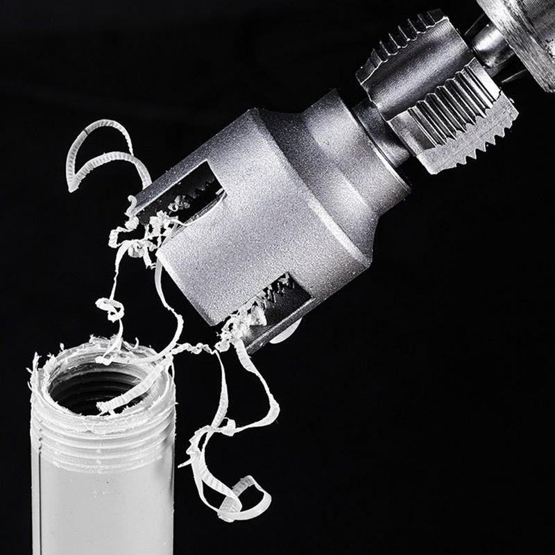 Инструмент для нарезания резьбы на ПВХ трубах Встроенный внутренний внешний резьбонарезчик для ПВХ труб Ручной инструмент для сантехнического обслуживания при ремонте трубопроводов