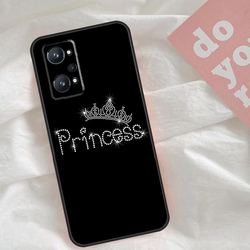 Чехол с изображением Короля и Королевы для пары, для Lovers Case For Realme C75 C63 C61 C65 C67 C55 C51 C53 C35 C71 15 11 12 13 14 Pro Plus GT6 GT7 Pro