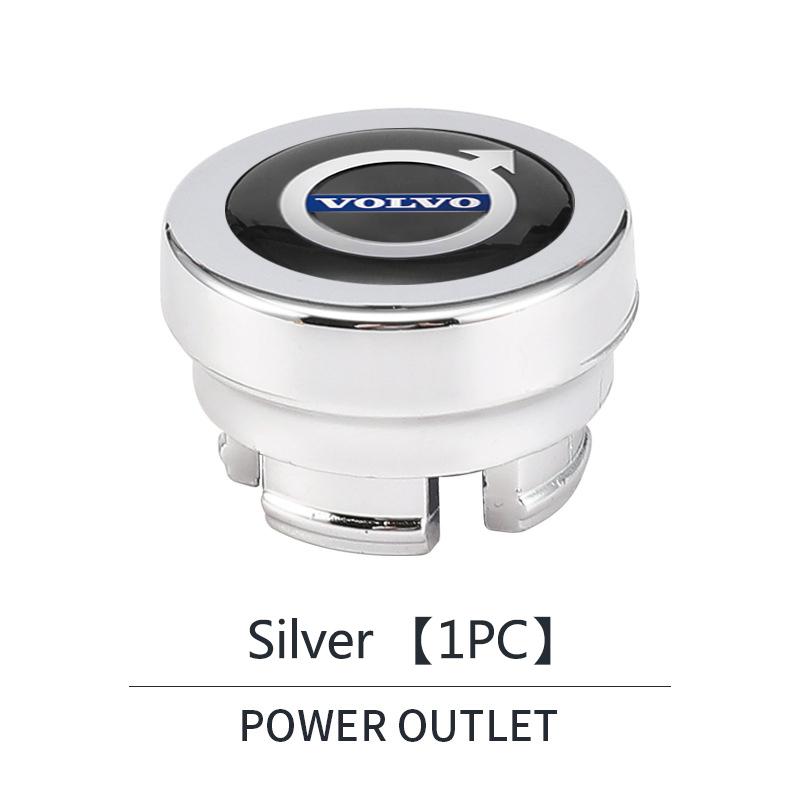 ABS Car Cigarette Lighter Protector Cover Dust Cap For Volvo Xc60 Xc90 V40 V60 S60 V50 V90 S80 C40 XC40 V70 XC70 C30 C70 Rdesign