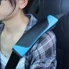 Car Seat Belt Shoulder Protector Universal Carbon Fiber Leather Shoulder Pad Summer Winter Breathable Safety Belt Accessories