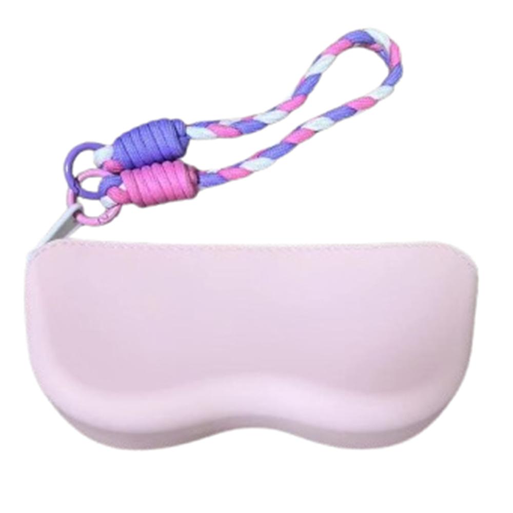 Candy Color Glasses Storage Bag Dustproof Portable Eyeglass Bag Silicone Glasses Bag Travel