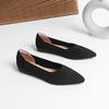 Women's Flat Shoes with Pointed Soft Knitted Sole Breathable and Comfortable Shoes Spring and Autumn 2025 New Model