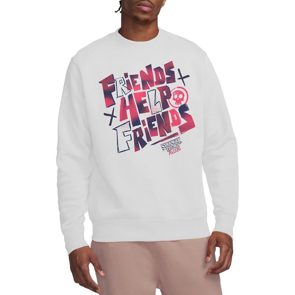 Stranger Things: Tales from ´85 Unisex Adult Friends Help Sweatshirt