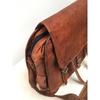 Vintage Genuine Goat Leather Travel Luggage Gym Duffle Bag