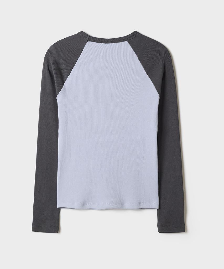 SPAO Реглан в рубчик с длинным рукавом_Splwg49G04