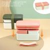Bento Box 1450 мл герметичный ланч-бокс штабелируемые коробки для закусок с отделениями контейнер для приготовления еды для школы офиса кемпинга