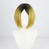 Косплей парик с сеткой Кенмы Козуме, черно-желтый градиентный парик