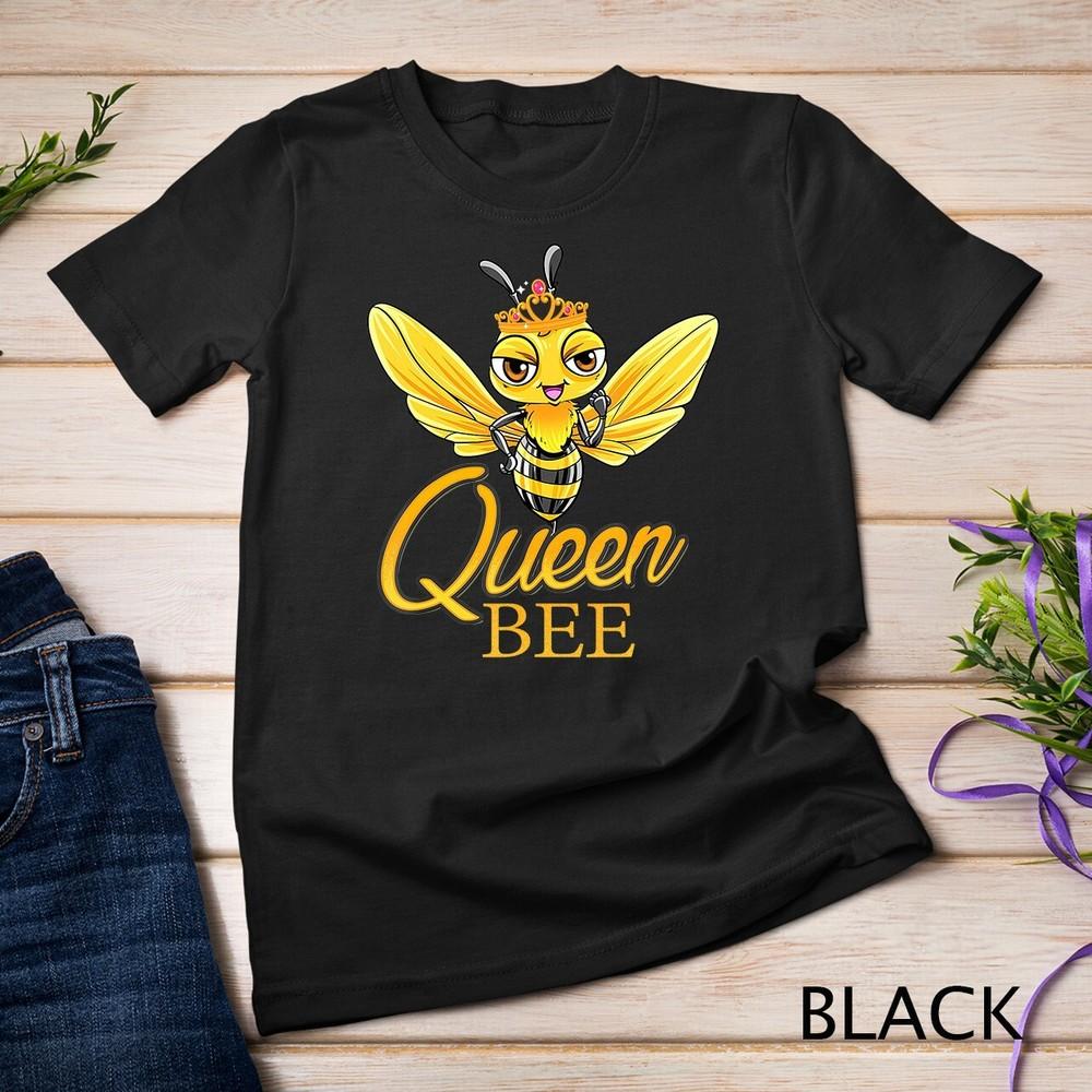 Queen Bee Crown Honey Bee Hive Gift T-Shirt Unisex T-shirt