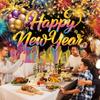 2025 New Year's Party Background Cloth Banner Hanging Banner Decoration