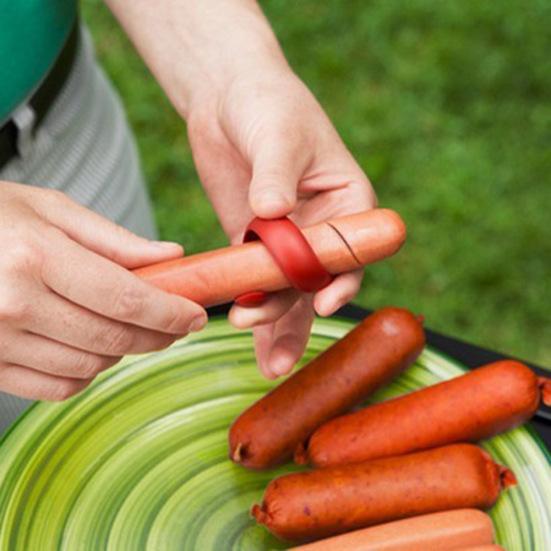 Ручной необычный резак для колбасы, хот-доги, спиральный слайсер, домашний барбекю, кухонный гаджет